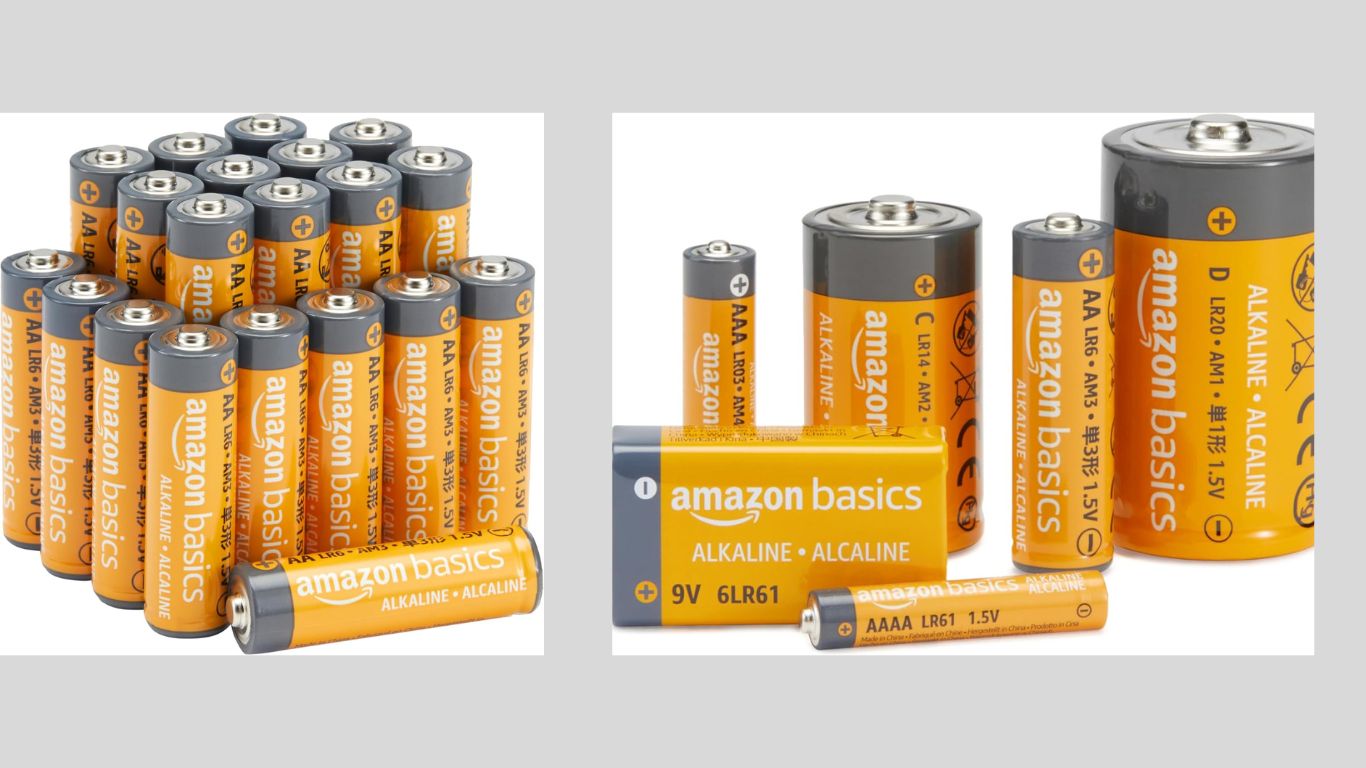 Amazon Basics 20-Pack AA Alkaline Batteries