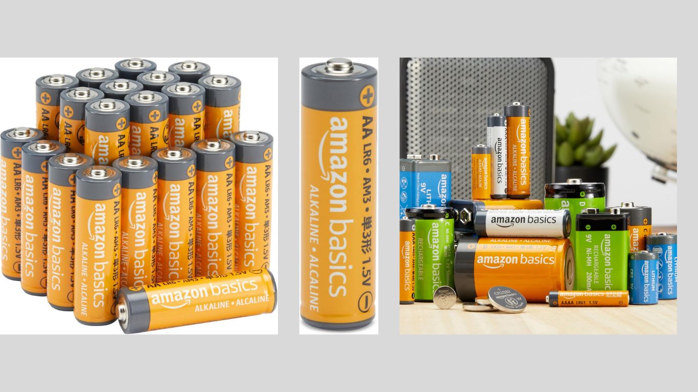 Amazon Basics 20-Pack AA Alkaline Batteries